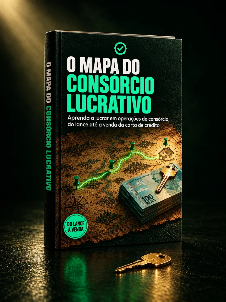 Capa do mapa O Mapa do Consórcio Lucrativo